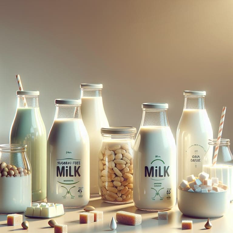 Best sugar Free milk | Full list | Ultimate Guide 2024 Updated